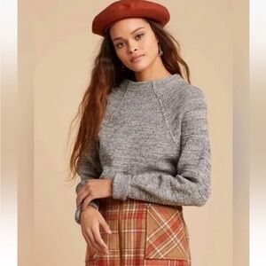 Free People Gray Crewneck Sweater